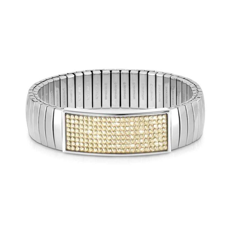 Pulseira Nomination XTE Glitter Cristais Champagne