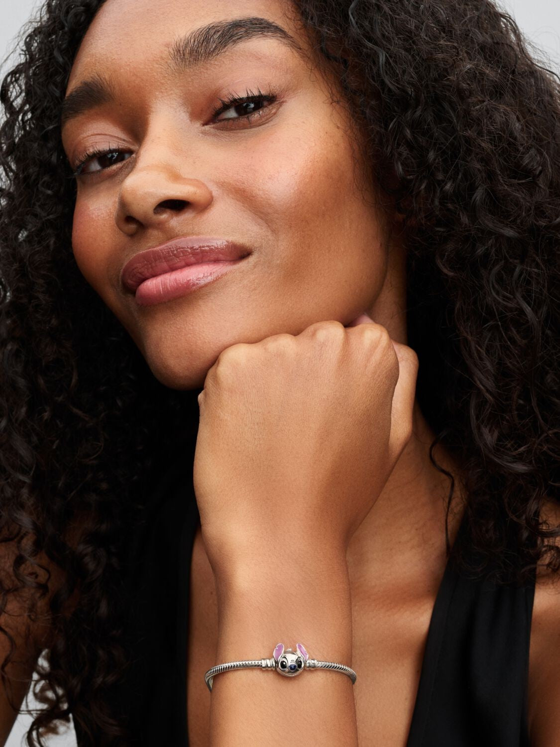 Pulseira Pandora Disney Stitch snake chain sterling - Ana Joalheiros