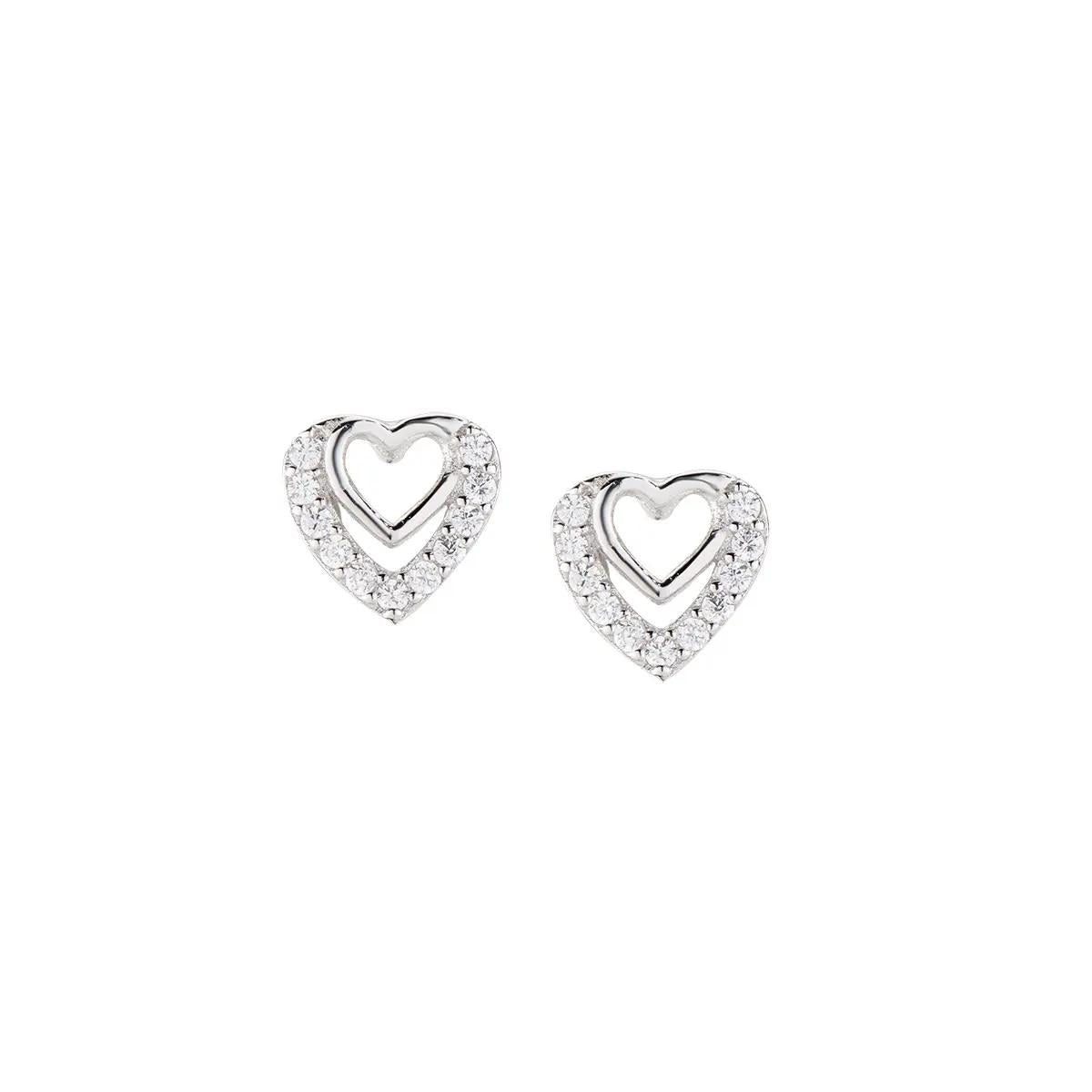 Brincos Amen Diamonds Silver - Ana Joalheiros