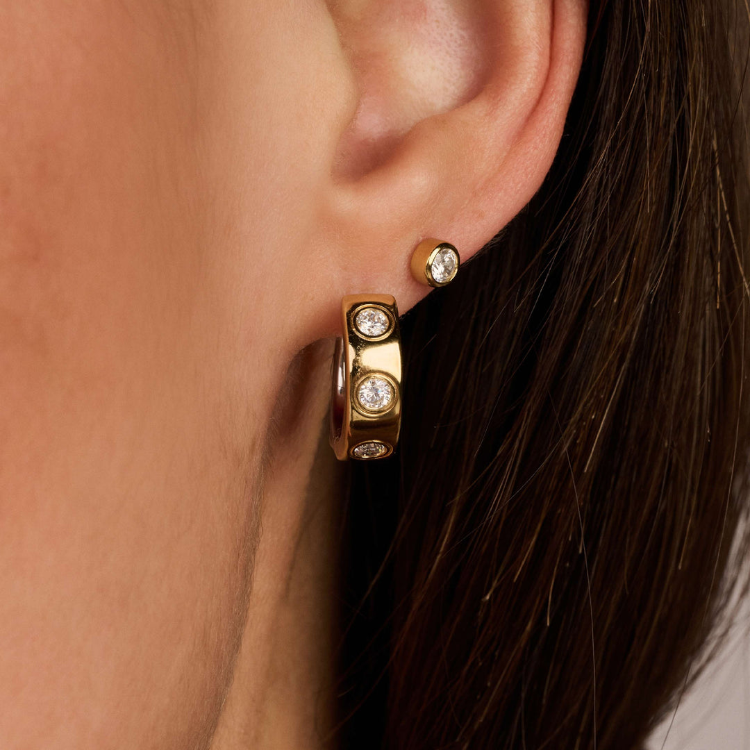 Argola Tisento Classic Hoops