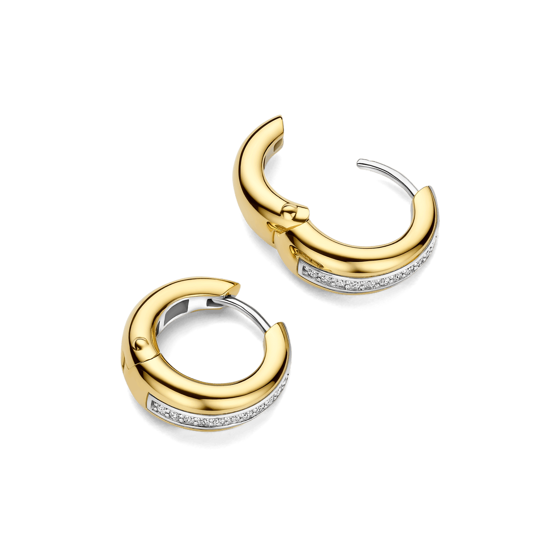 Argolas Tisento Layered  Hoops