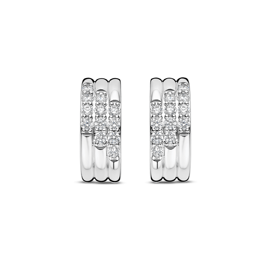 Argolas Tisento Stardust Zirconia Layered