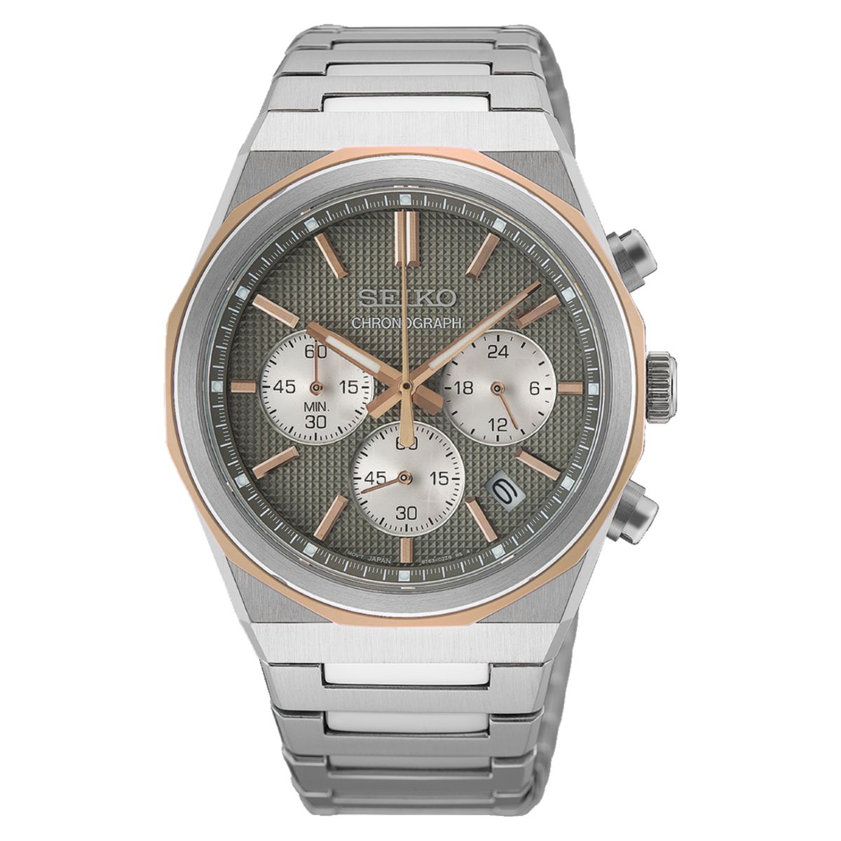 Relógio Seiko Conceptual Cronógrado Bicolor