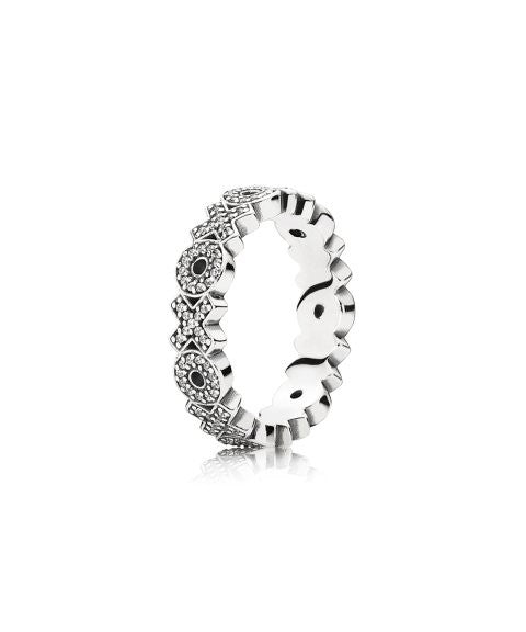 anel Pandora Sparkling Hugs and Kisses