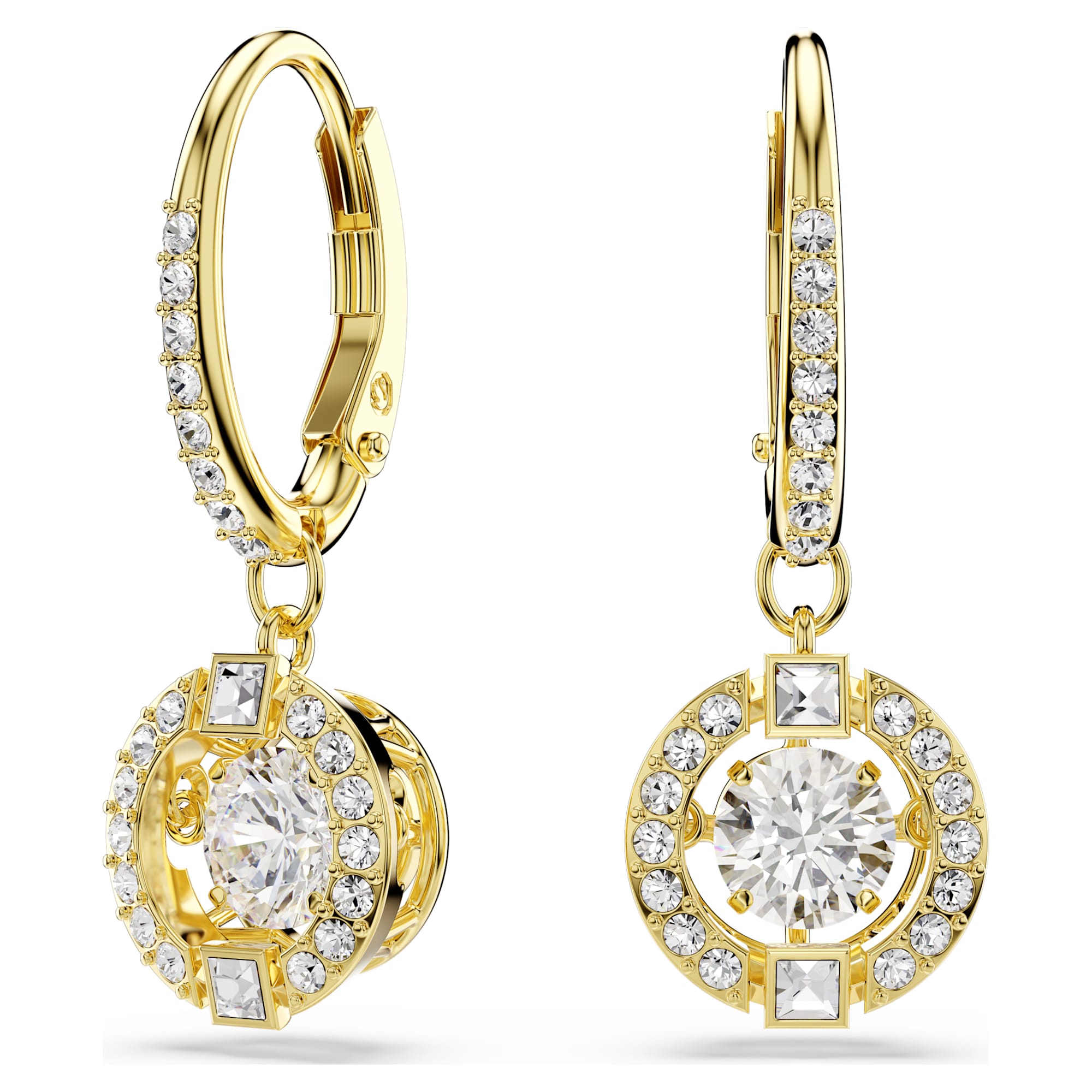 Brincos Swarovski white