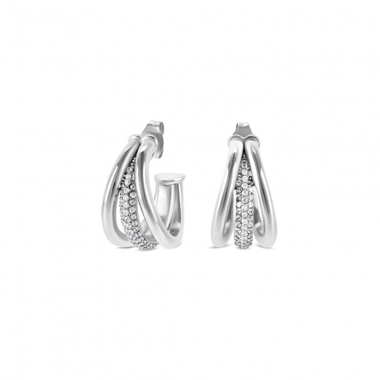 Brincos One Senhora Silver Frost Crystal - Ana Joalheiros