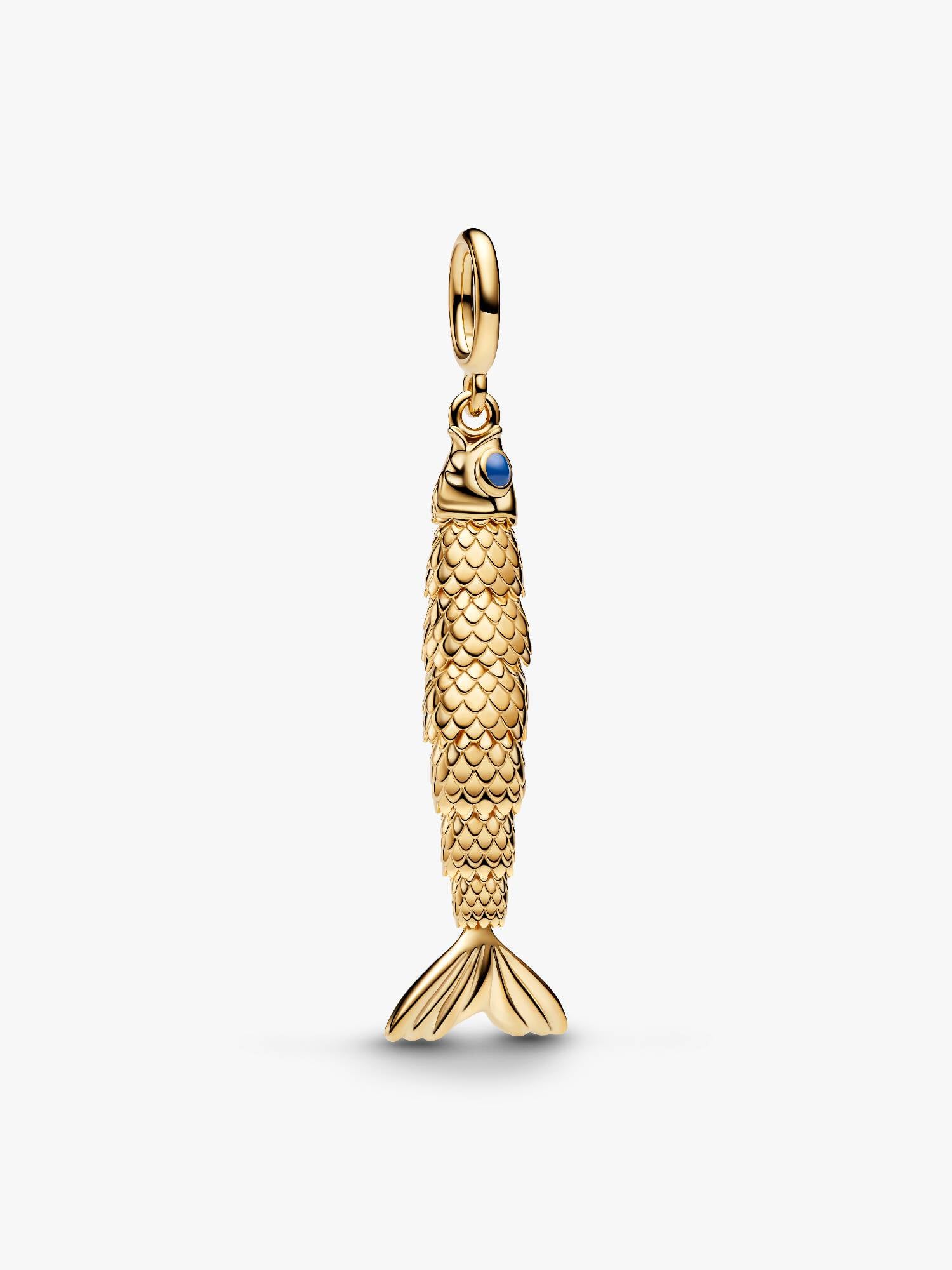 Pulseira Fish Dangle with Blue enamel