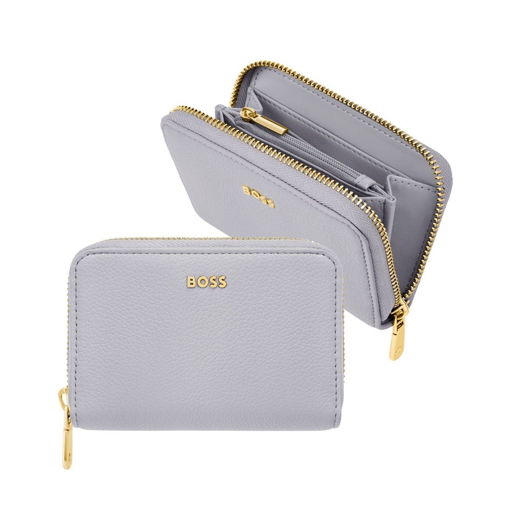 Carteira 4 Hugo Boss cartões Signature Lady Lilac