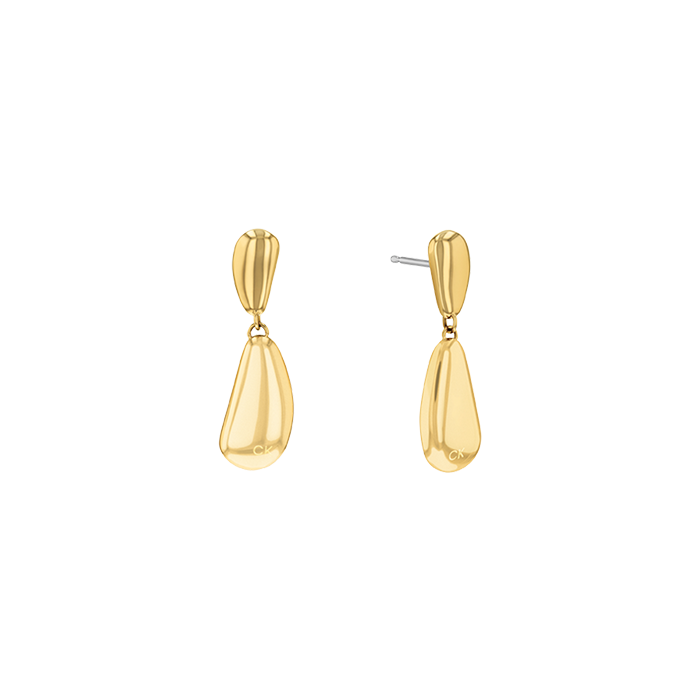 CKJ RADIANT DROPS EARRING GP - Ana Joalheiros