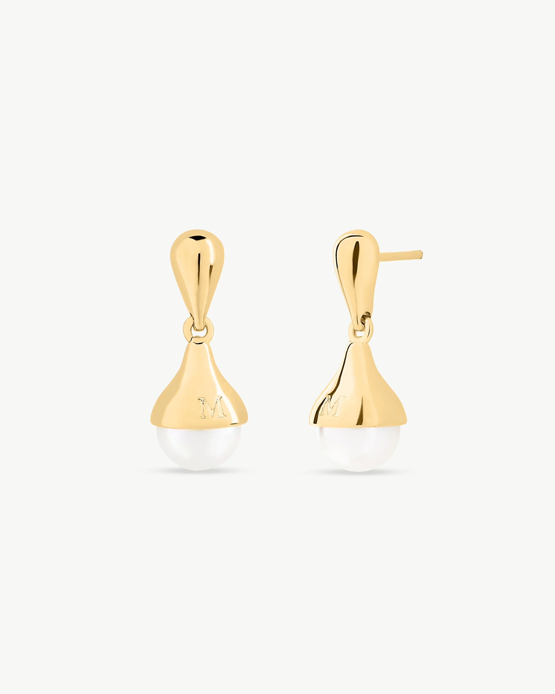 Brincos Majorica Drop