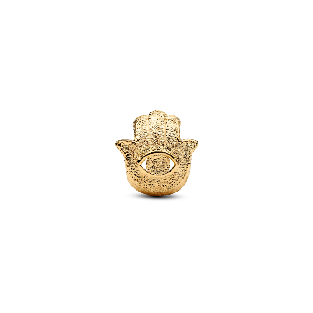 Conta Pandora Textured Hamsa