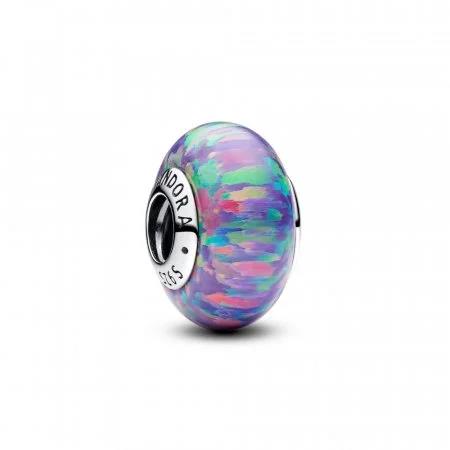 Conta Pandora Sterling Silver Lavender Purple Created - Ana Joalheiros