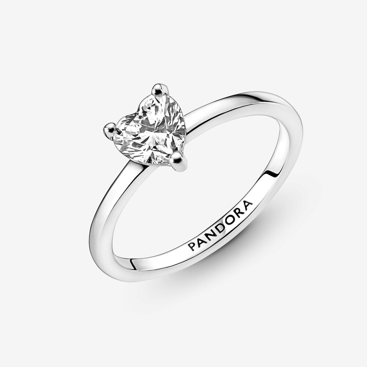 Pandora Sparkling Heart Solitaire Ring Ana Joalheiros