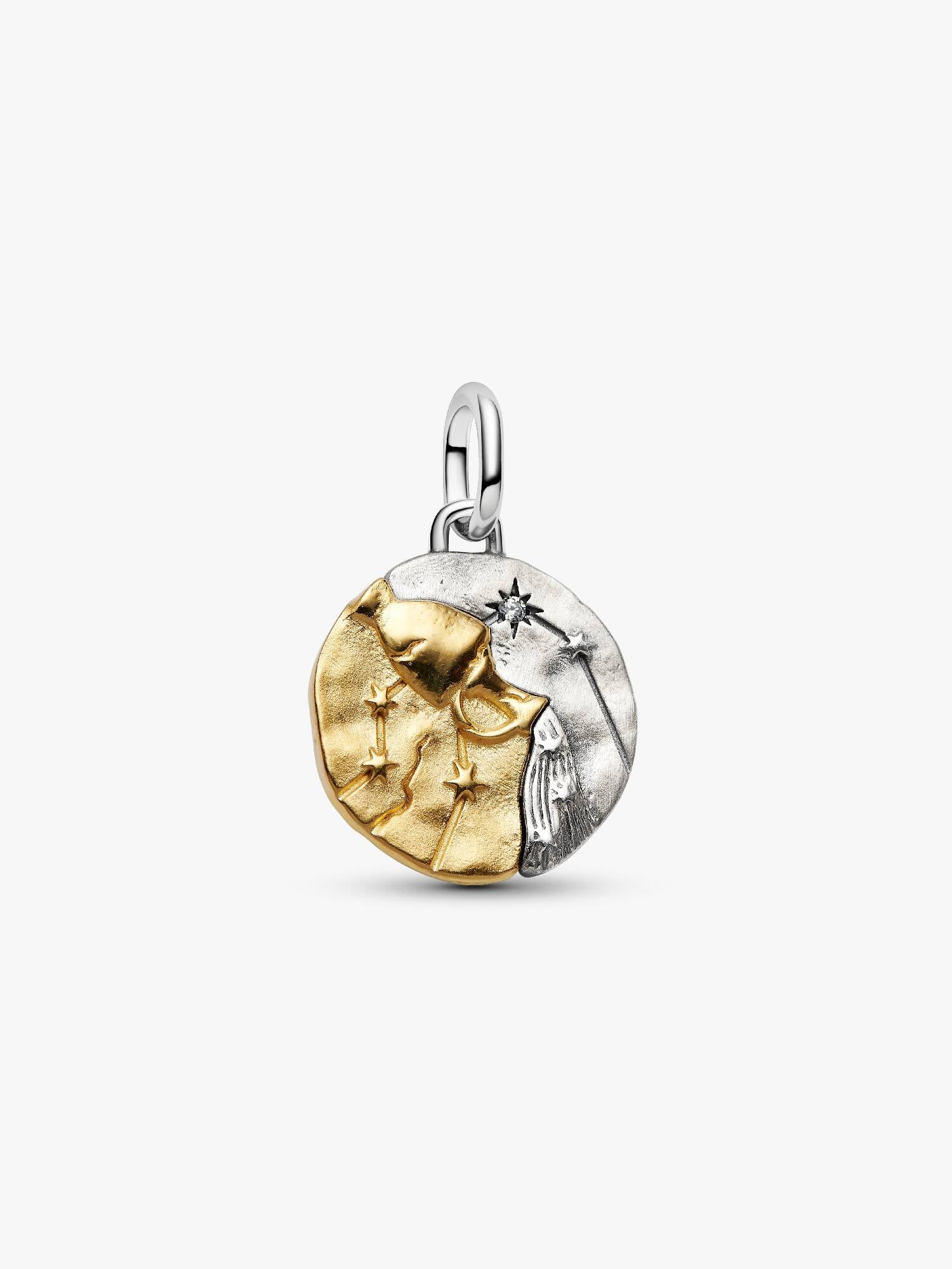 Medalha Pandora Aquarius Sterling  silver