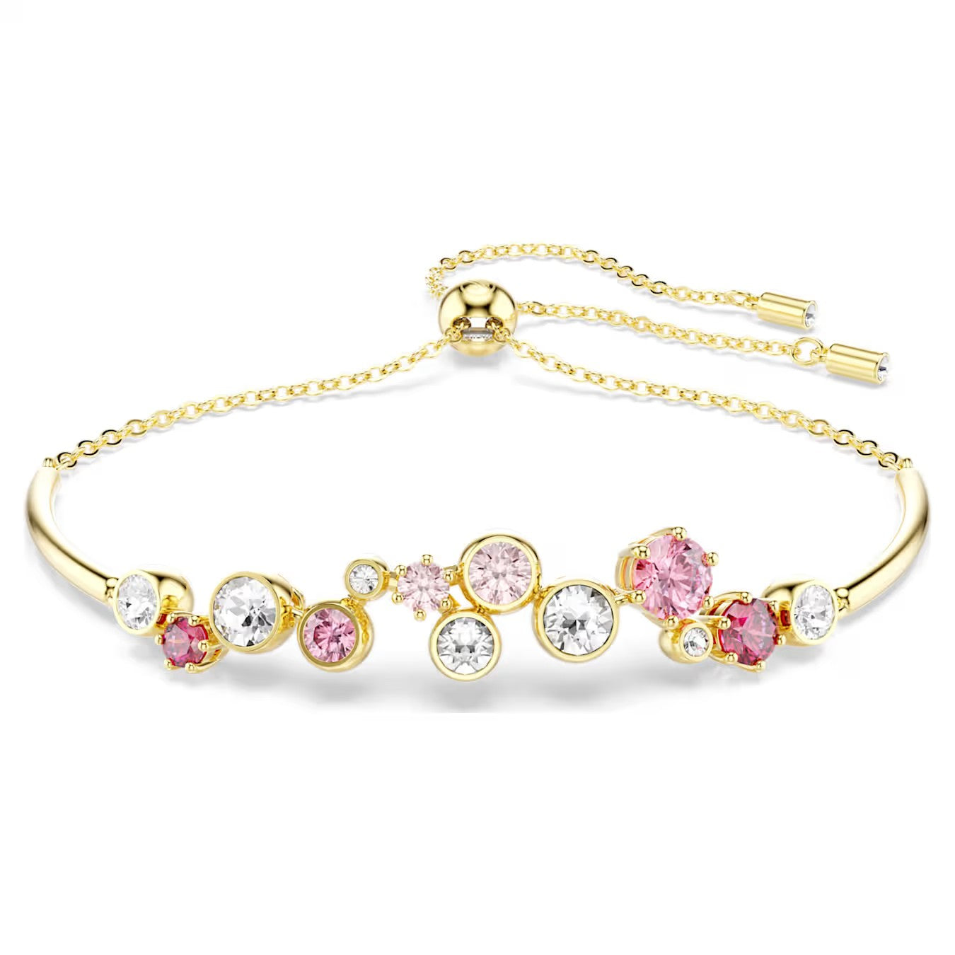 Pulseira Swarovski Constella
Combinação de lapidações, Multicor, Lacado a dourado