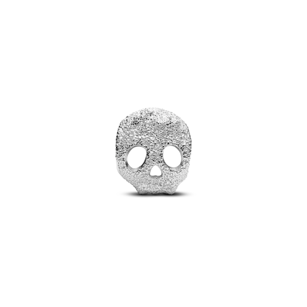 Conta Pandora Textured Skull