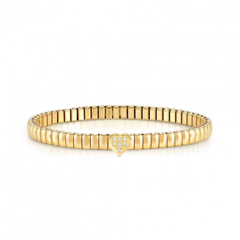 Pulseira Nomination XS Coração Dourado