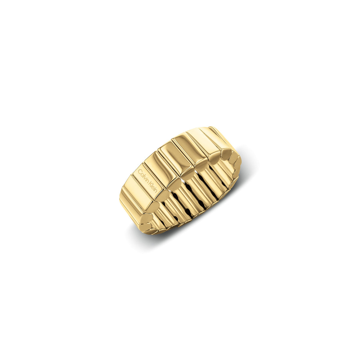 Ana Joalheiros - Anéis Calvin Klein - Anel dourado Calvin Klein Modern 35000963C 