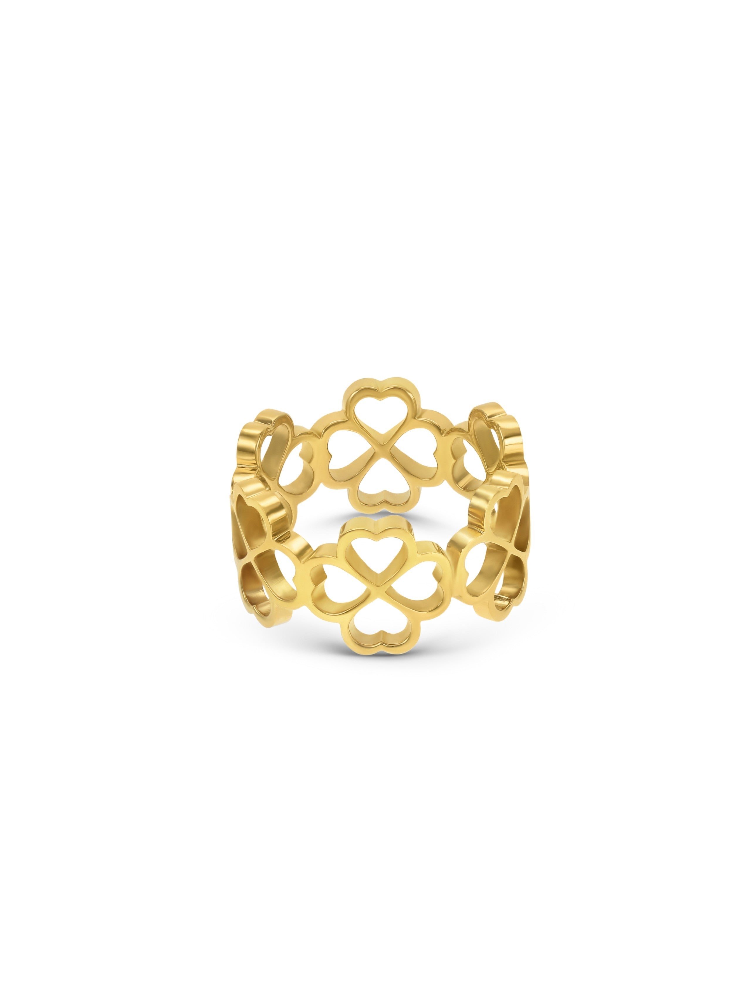 Ana Joalheiros - Anéis One - Anel dourado One Bliss 7 OJBLR02G-7 