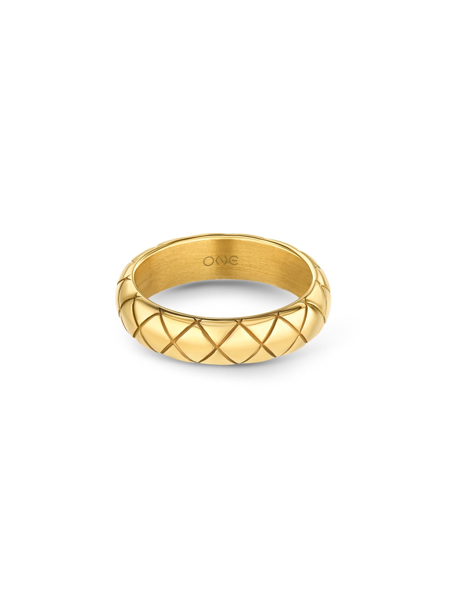 Ana Joalheiros - Anéis One - Anel dourado One Delightful OJDFR05G-6 
