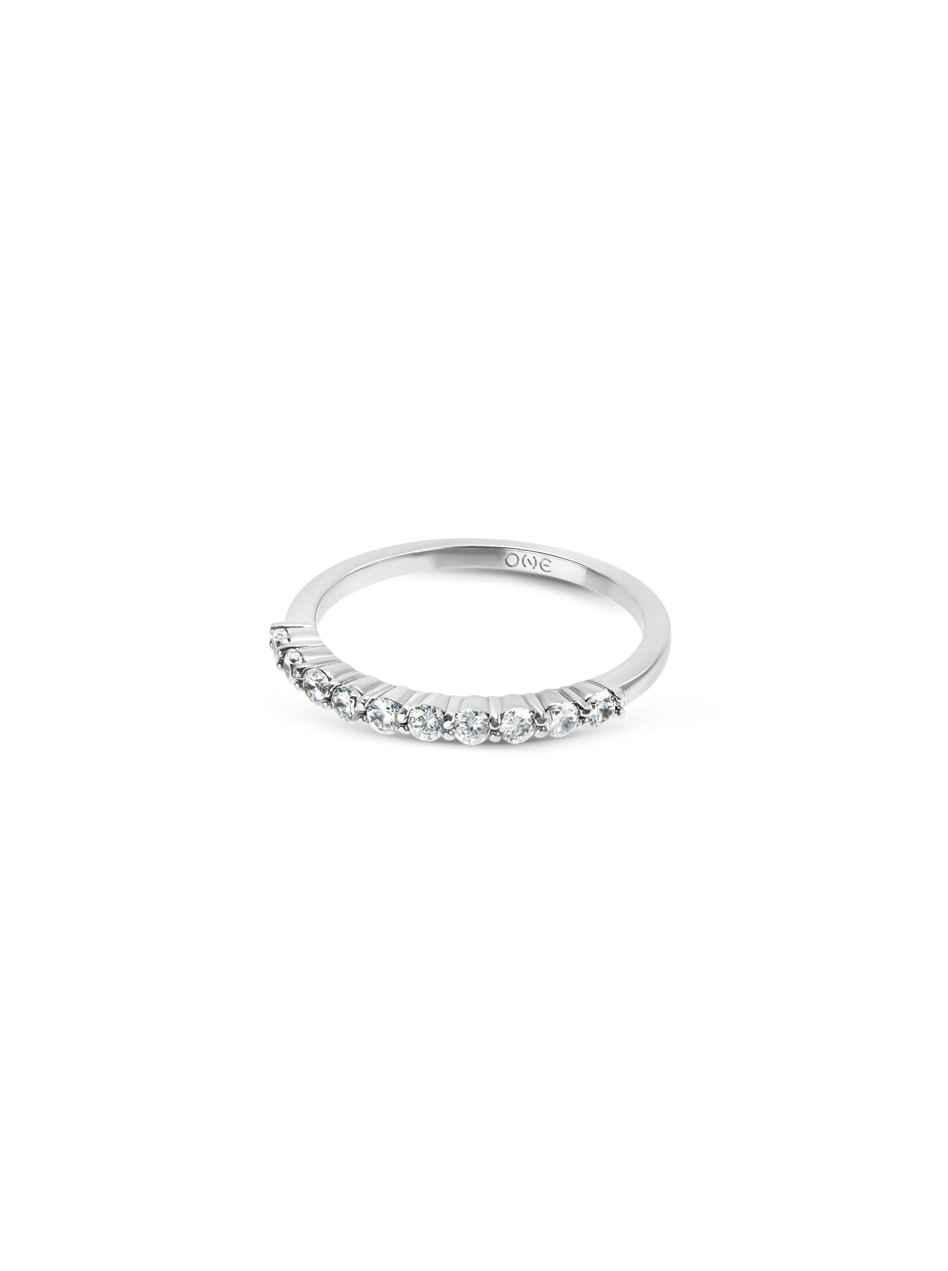 Ana Joalheiros - Anéis One - Anel One London 38 Silver 8 OJNYR38S-8 