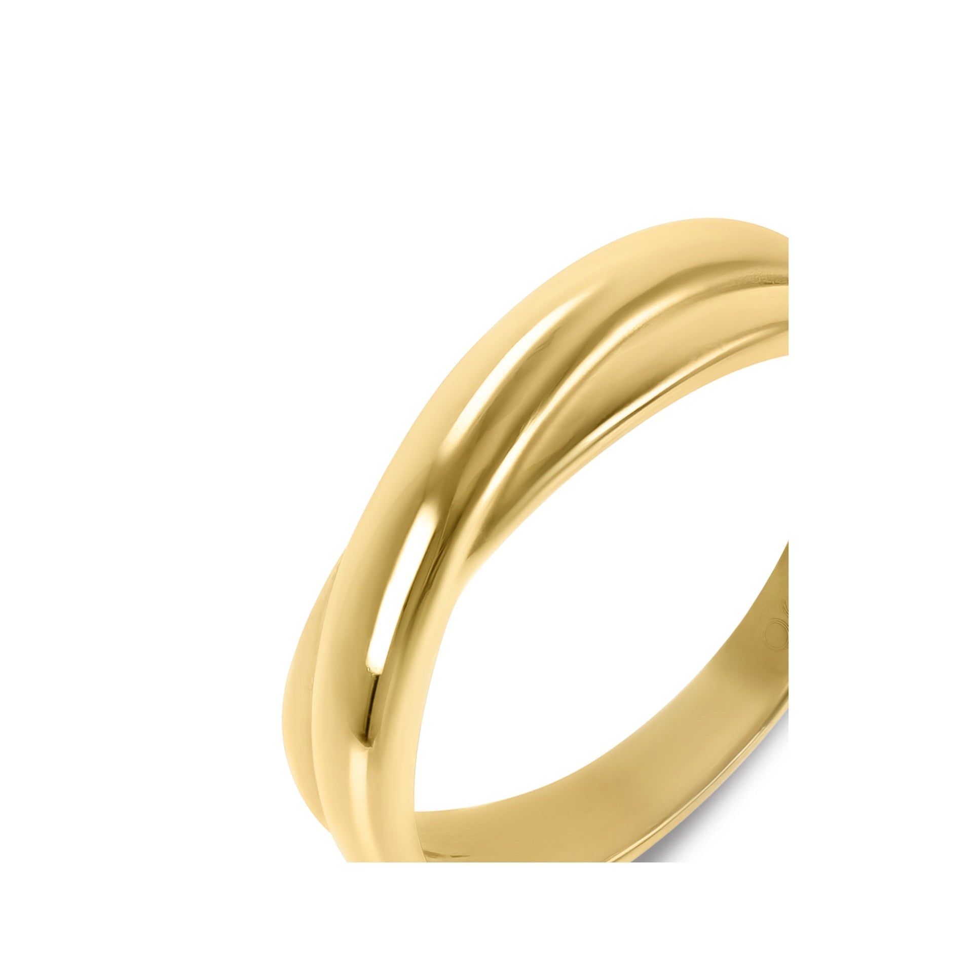 Ana Joalheiros - Anéis One - Anel dourado One London 42 Gold OJNYR42G-7 