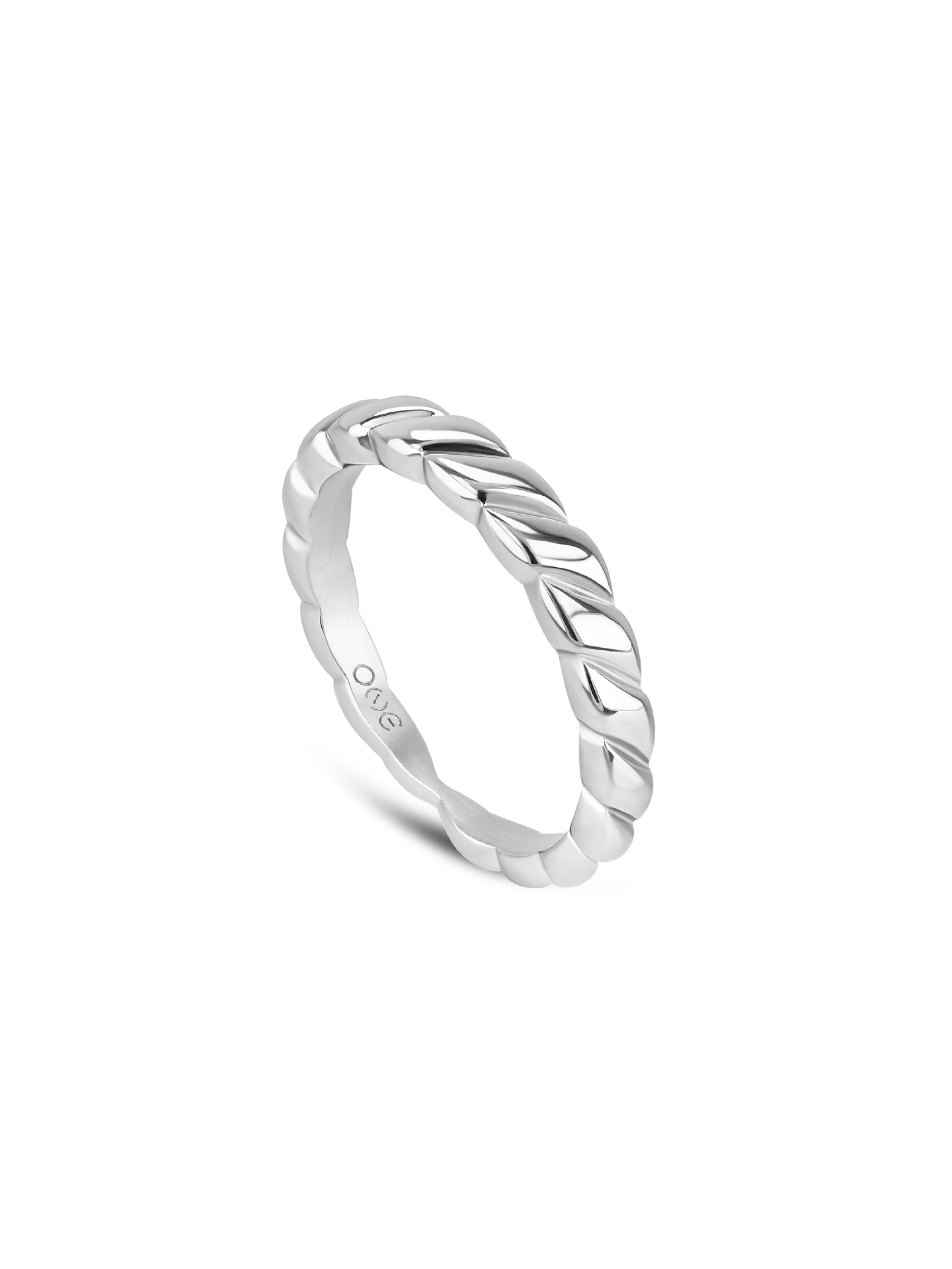 Ana Joalheiros - Anéis One - Anel One London 50 Silver 5 OJNYR50S-5 