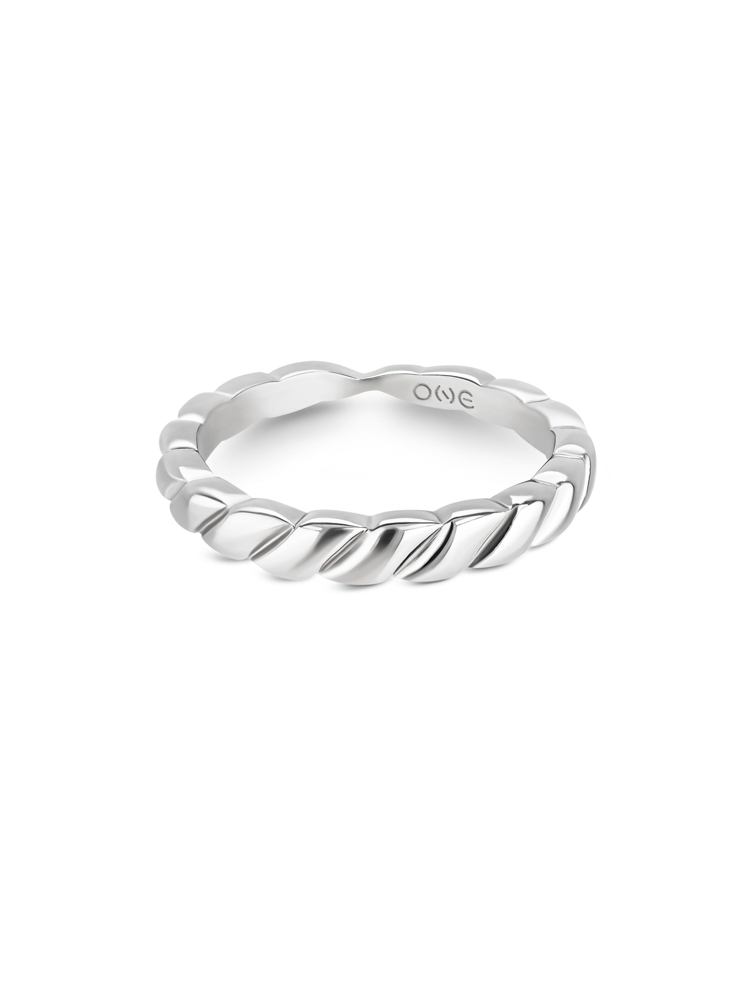Ana Joalheiros - Anéis One - Anel One London 50 Silver 5 OJNYR50S-5 