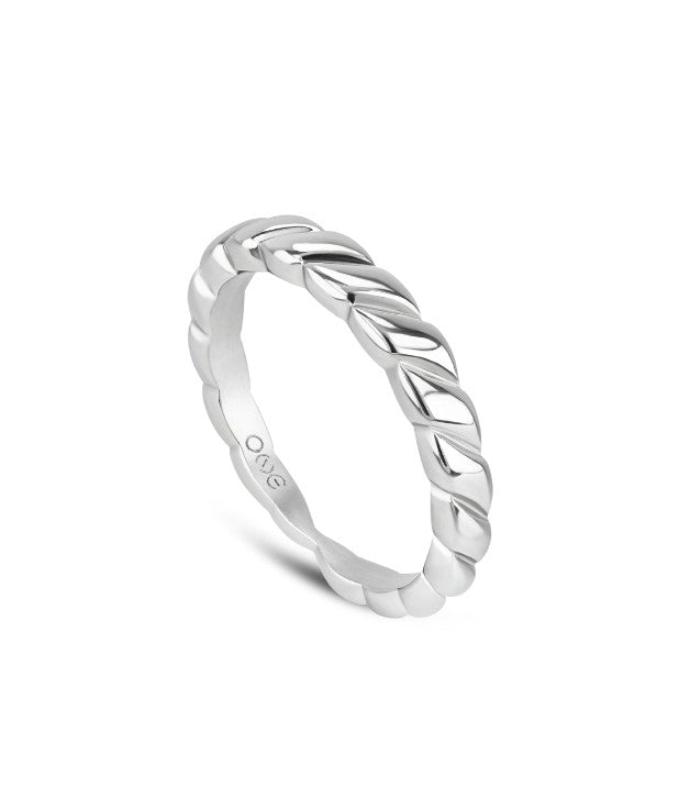 Ana Joalheiros - Anéis One - Anel One London 50 Silver 8 OJNYR50S-6 