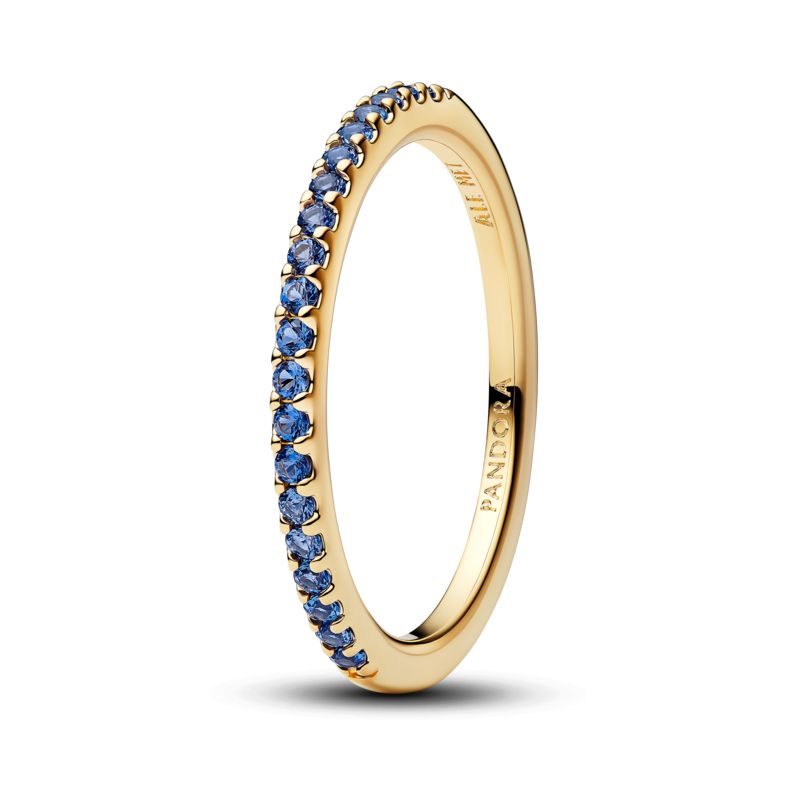 Ana Joalheiros - Anéis em Ouro - Anel Pandora Skylight Cristal Azul 162999C02-50