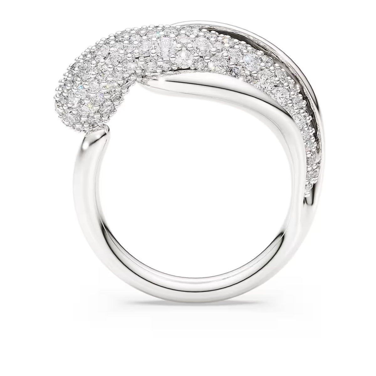 Ana Joalheiros - Anéis Swarovski - Anel Swarovski Cocktail Classica 5745974 Lateral do Anel