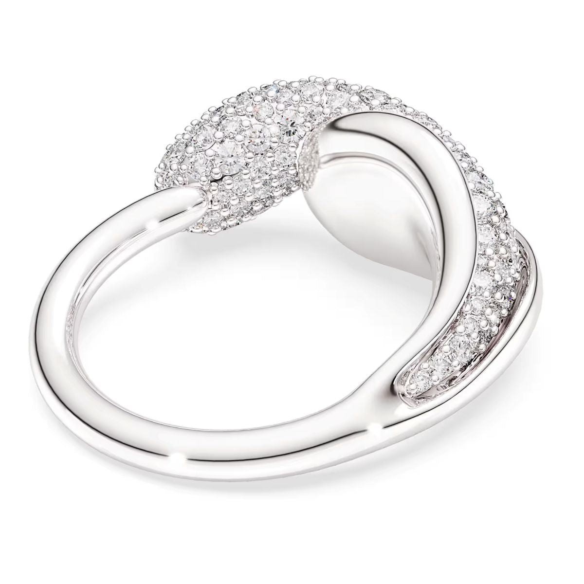 Ana Joalheiros - Anéis Swarovski - Anel Swarovski Cocktail Classica 5745974 Verso do Anel