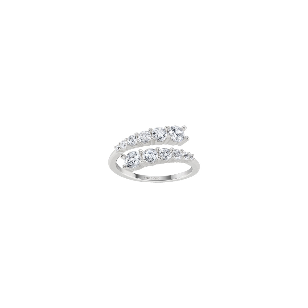 Ana Joalheiros - Anéis Prata - Anel em Prata Glow Multiple Solitar Open Silver