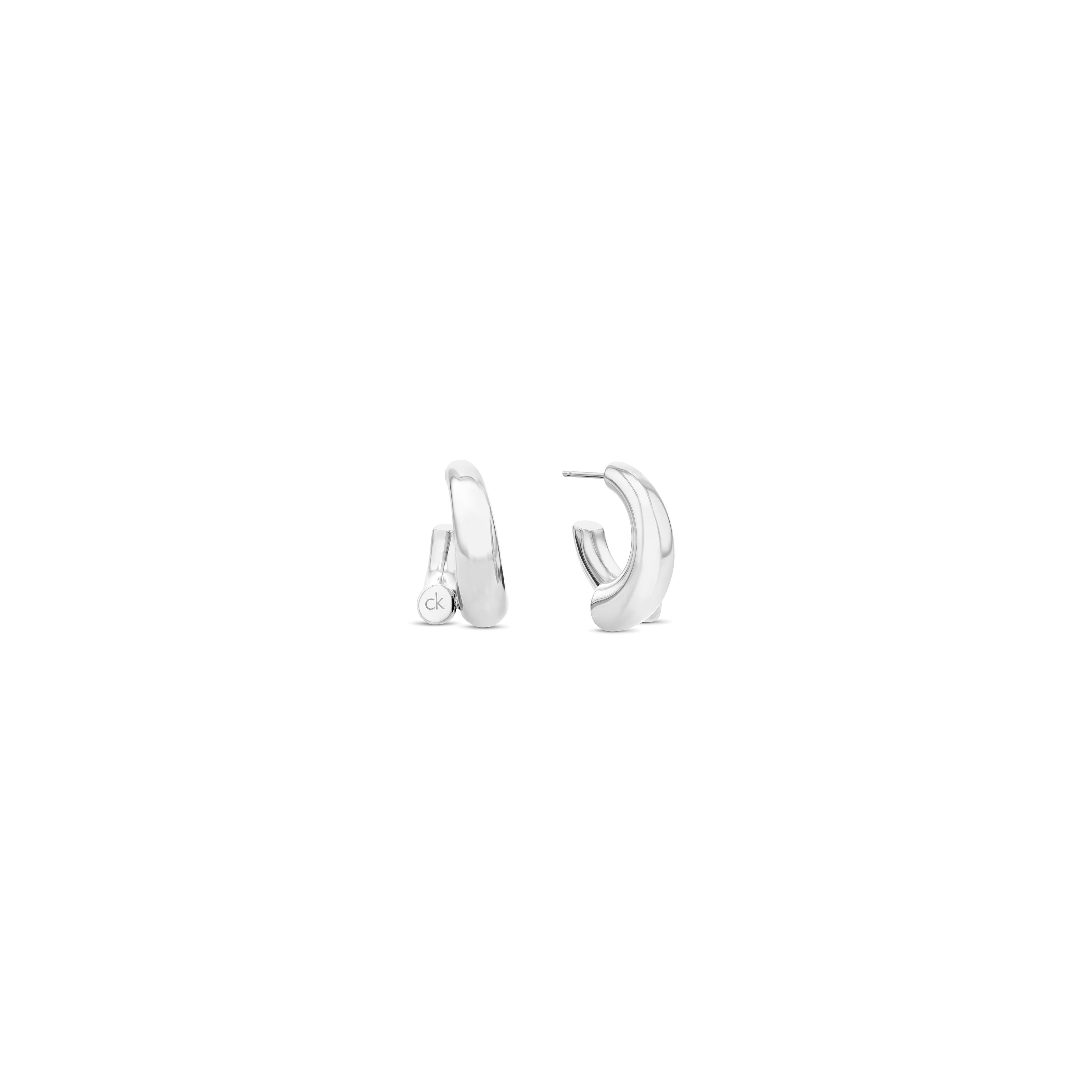 Ana Joalheiros - Brincos Argolas - Brincos Calvin Klein Spiral 35000764