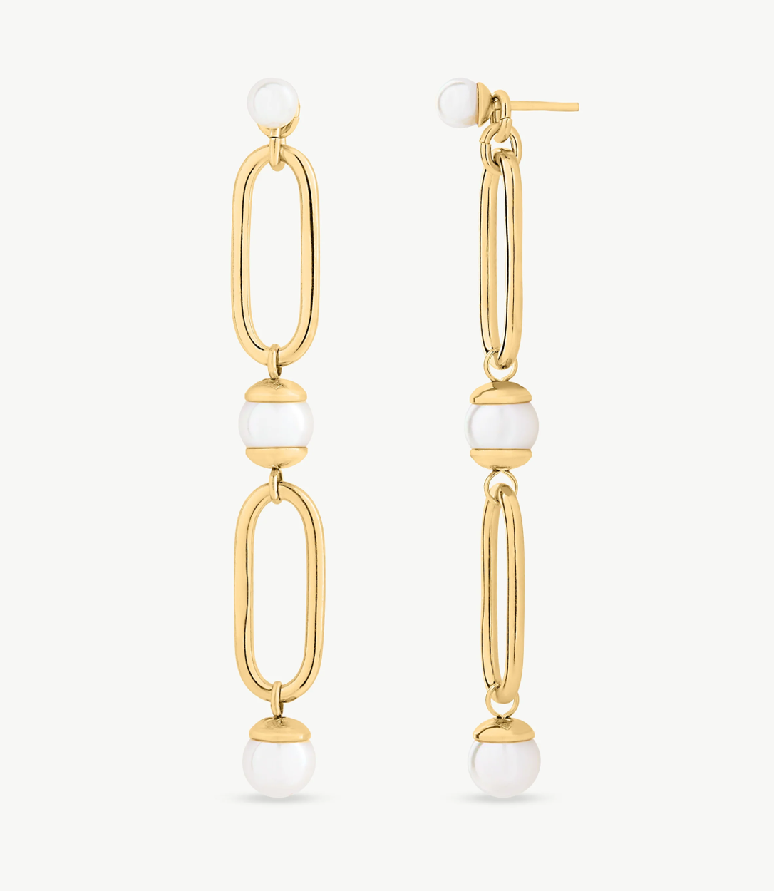 Ana Joalheiros - Brincos em Prata - Brincos Dourados Majorica by Fernanda Serrano 18153.01.1.E00.906.1