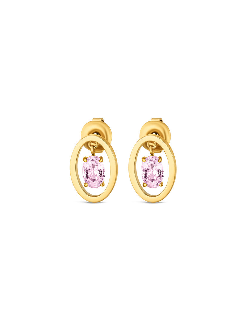 Ana Joalheiros - Brincos Dourados - Brincos  One Birthstone June OJSET24G06
