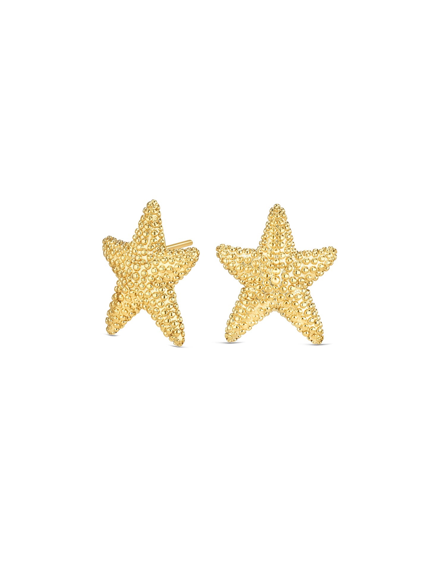 Ana Joalheiros - Brincos Dourados - Brincos One OJEEP67G Estrelas