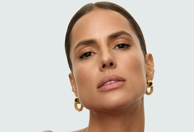 Ana Joalheiros - Brincos Dourados - Brincos One One Senhora Radiance Gold OJEEP13G 