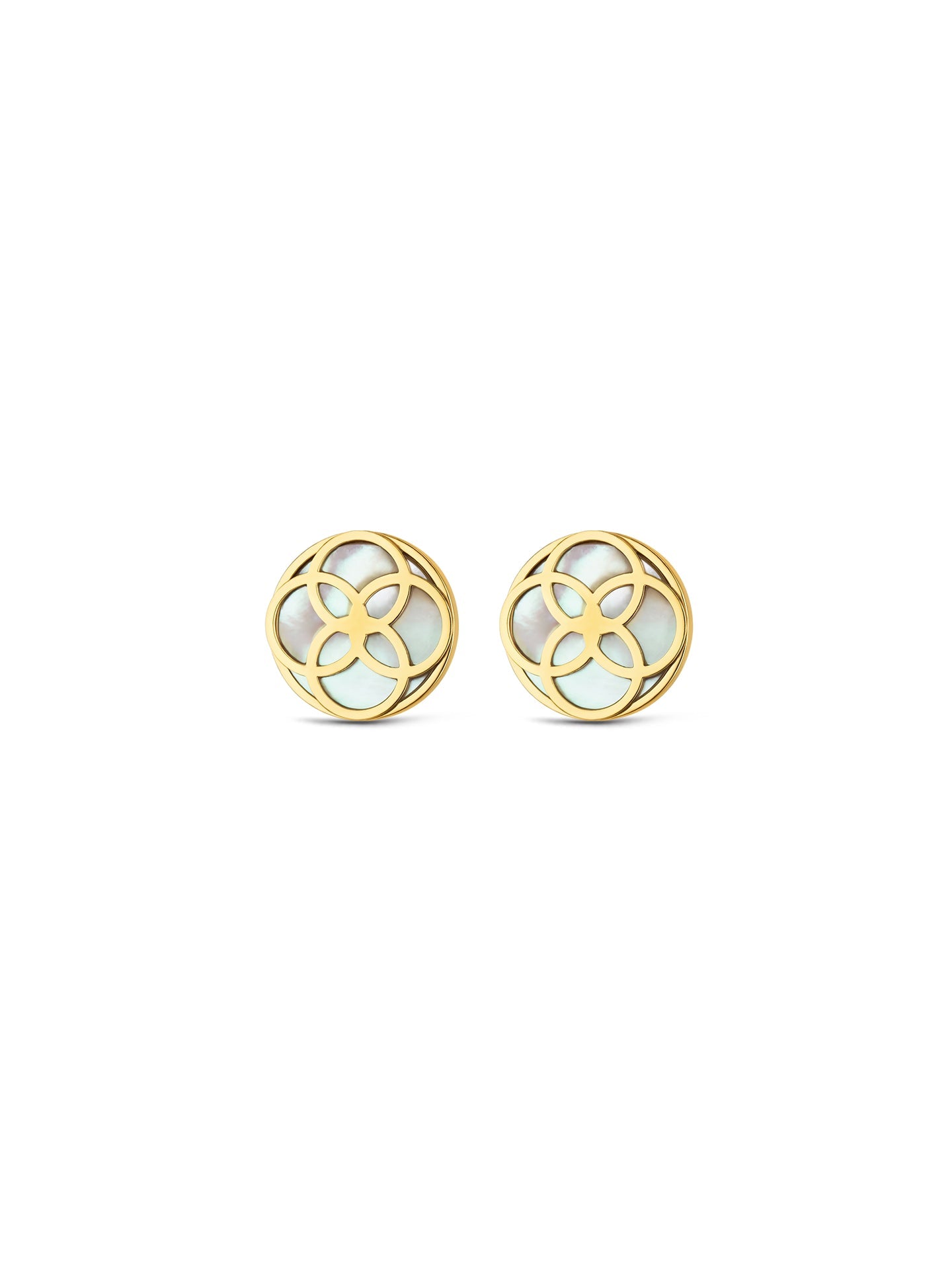 Ana Joalheiros - Brincos Dourados - Brincos One Senhora Iconic Petite Pearl OJICE04G Pequena Perola 
