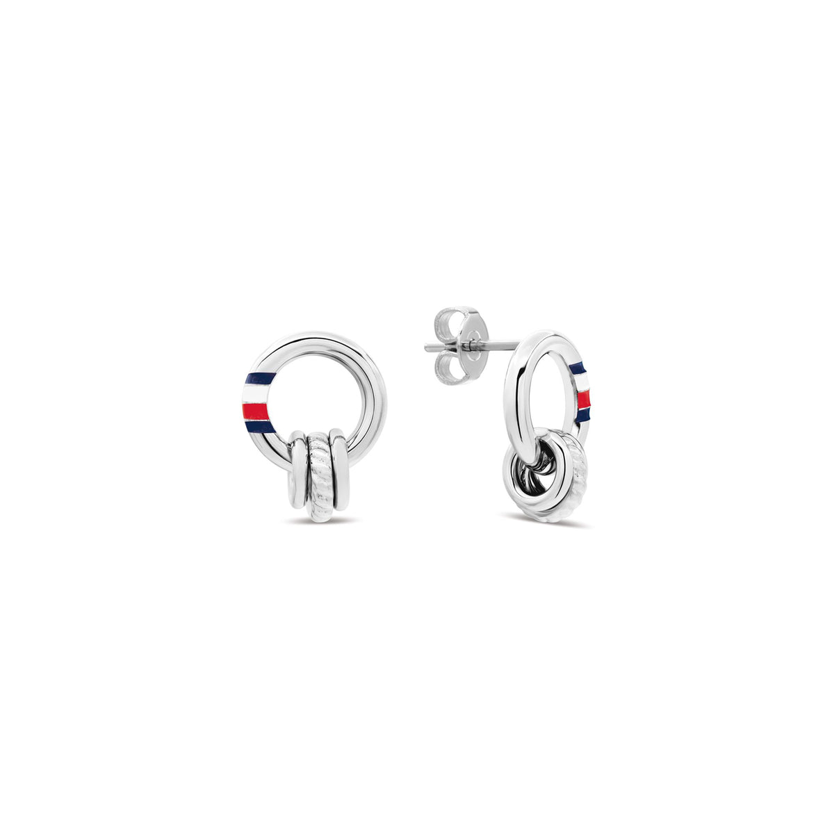 Ana Joalheiros - Brincos Tommy Hilfiger - Brincos Tommy Hilfiger Rope Prata 2781061