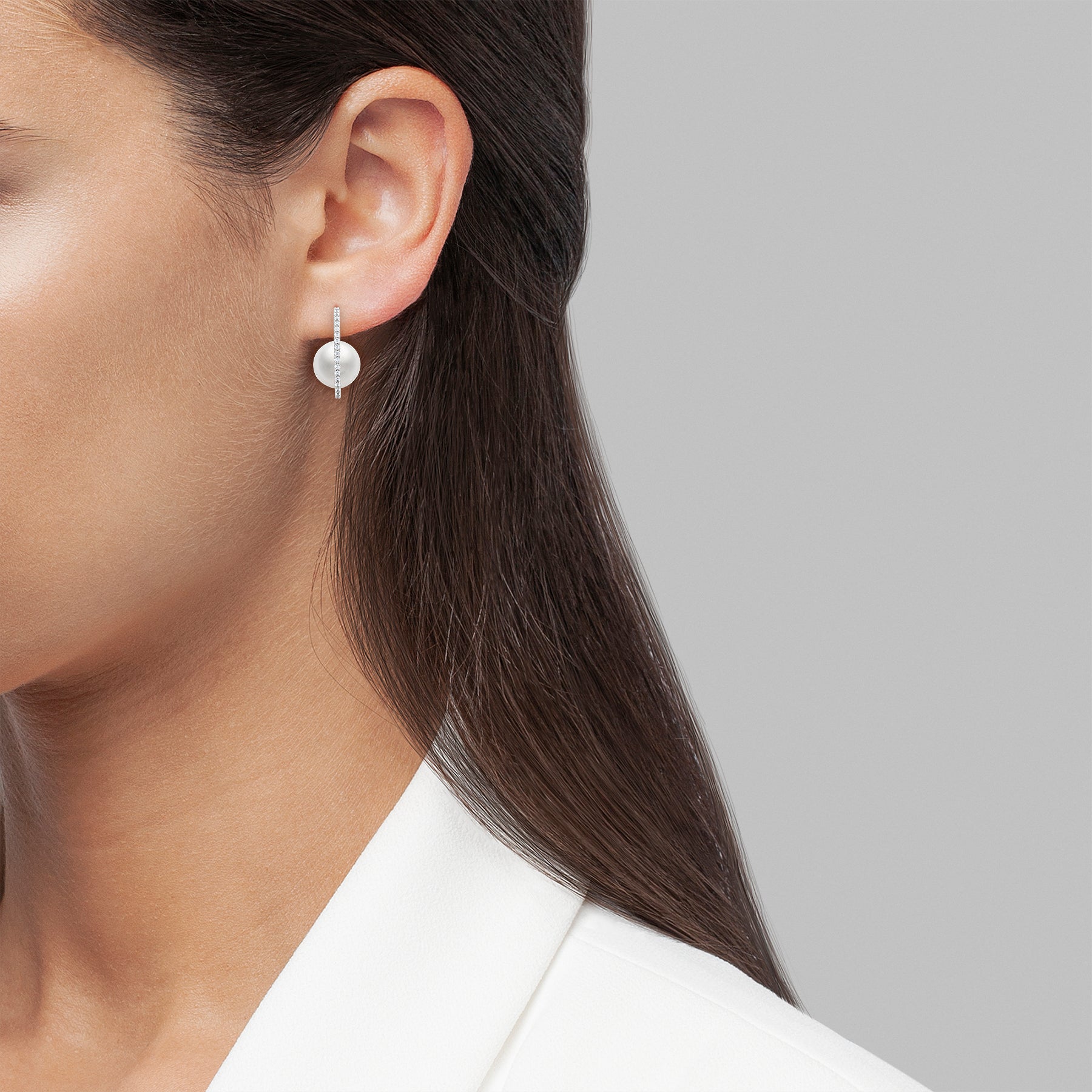 Ana Joalheiros - Brincos Prata - Brincos em prata Unike Classy & Chic Pearl com pérola