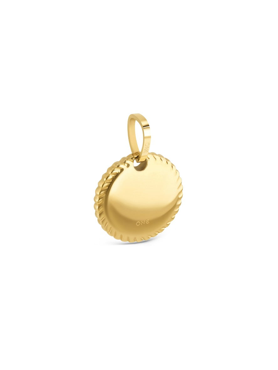Ana Joalheiros - Charms One - Charm One Energy Engrave Gold OJEBC751 Dourado
