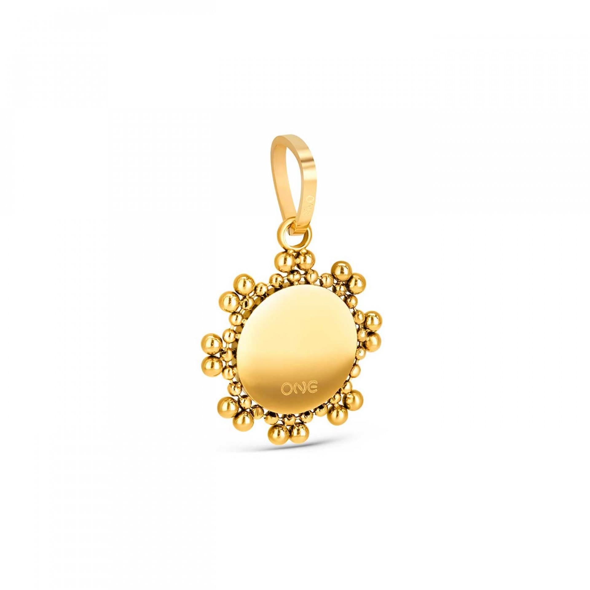 Ana Joalheiros - Charms One - Charm One Energy Forever Engrave Golden OJEBC764 