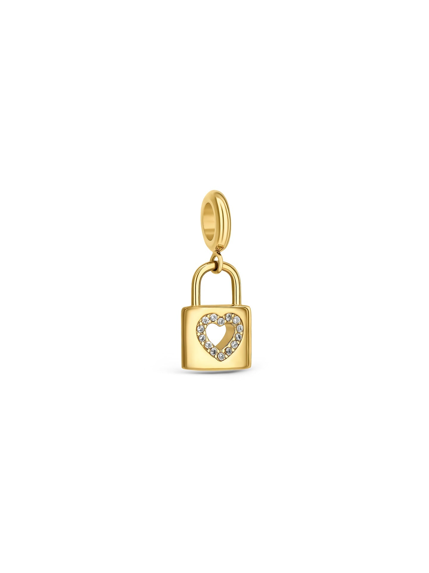 Ana Joalheiros - Peças One - Charm One Energy Hold Me Golden OJEBC791 Cadeado