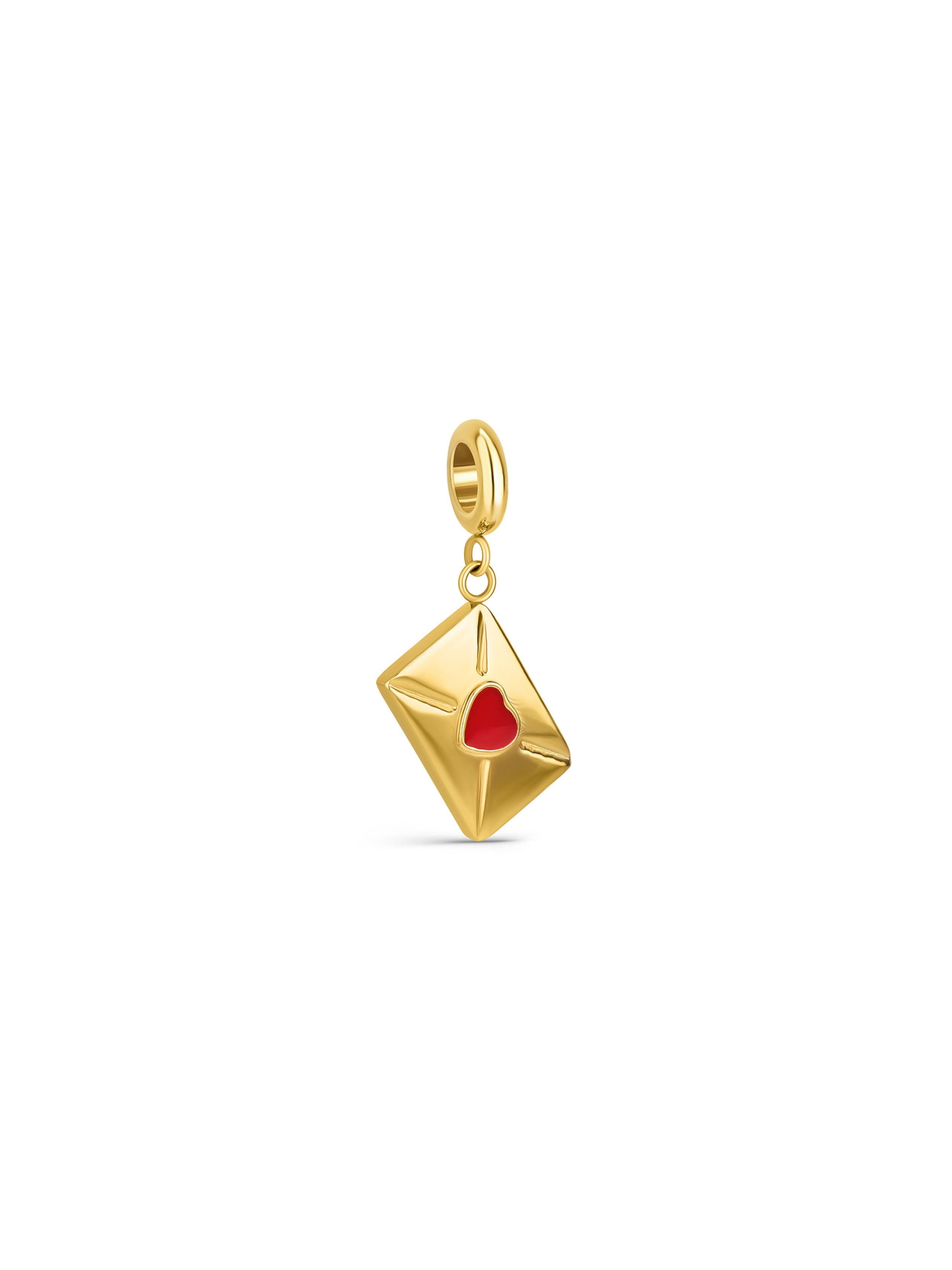 Ana Joalheiros - Charms One - Charm One Energy Love Letter Gold OJEBC778 Coração