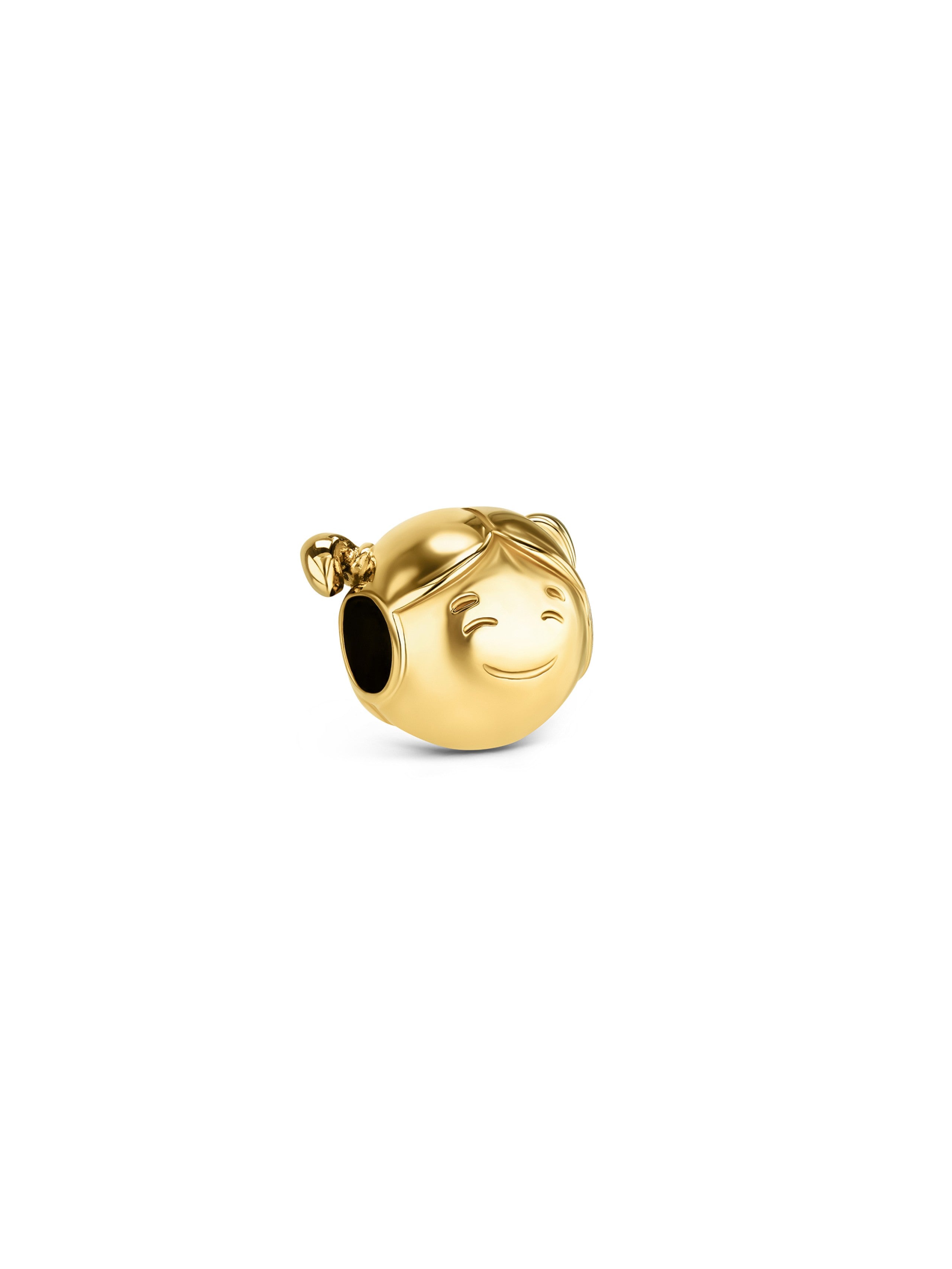 Ana Joalheiros - Peças One - Charm One Energy My Girl Golden OJCS23G Menina