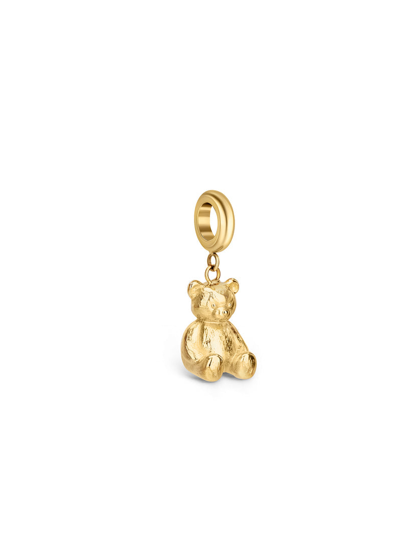 Ana Joalheiros - Charms One - Charm One Energy Teddy Bear Golden OJEBC796 Urso