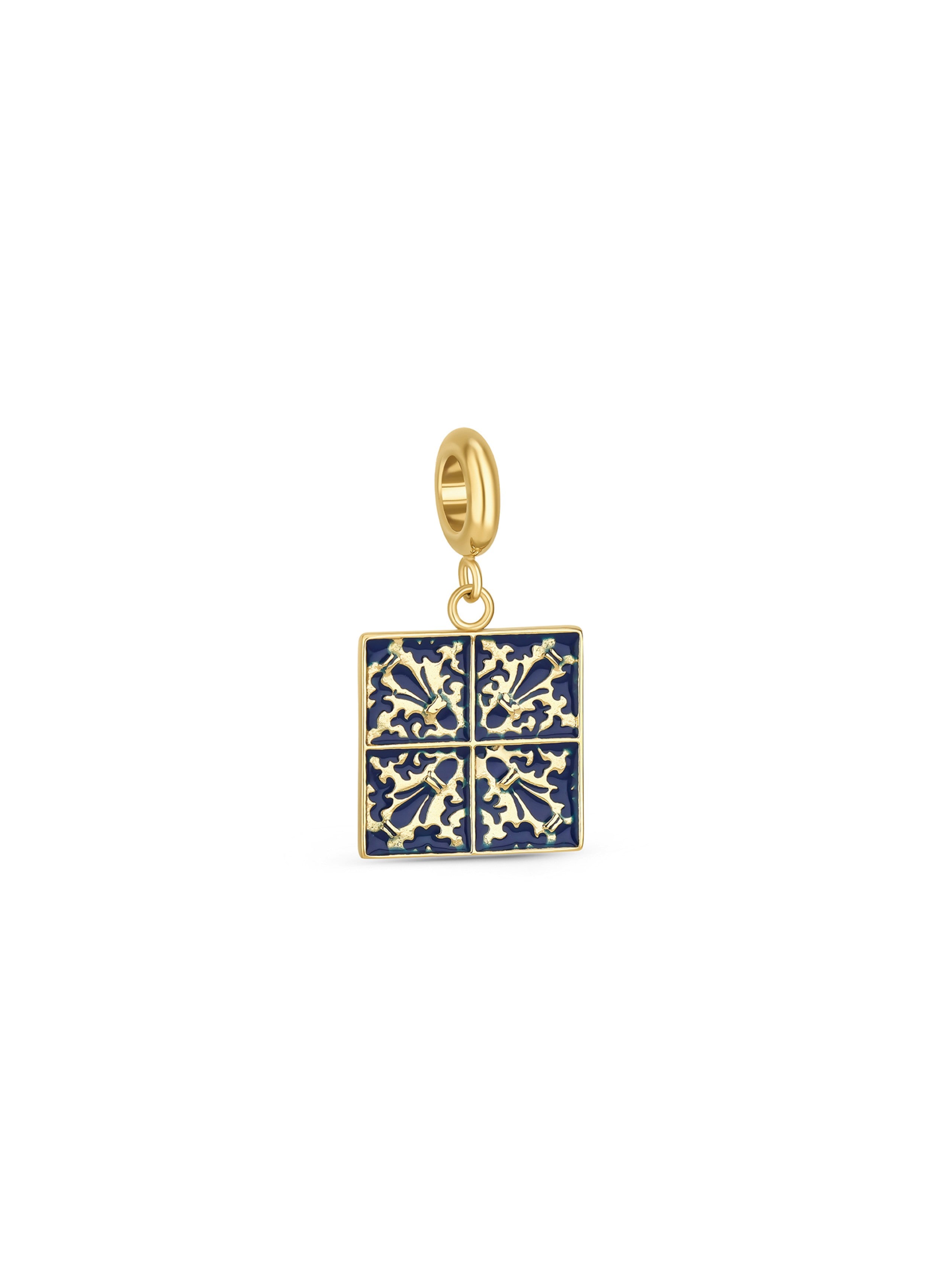 Ana Joalheiros - Peças One - Charm One Energy Tile Blue OJEBC771 Azulejo