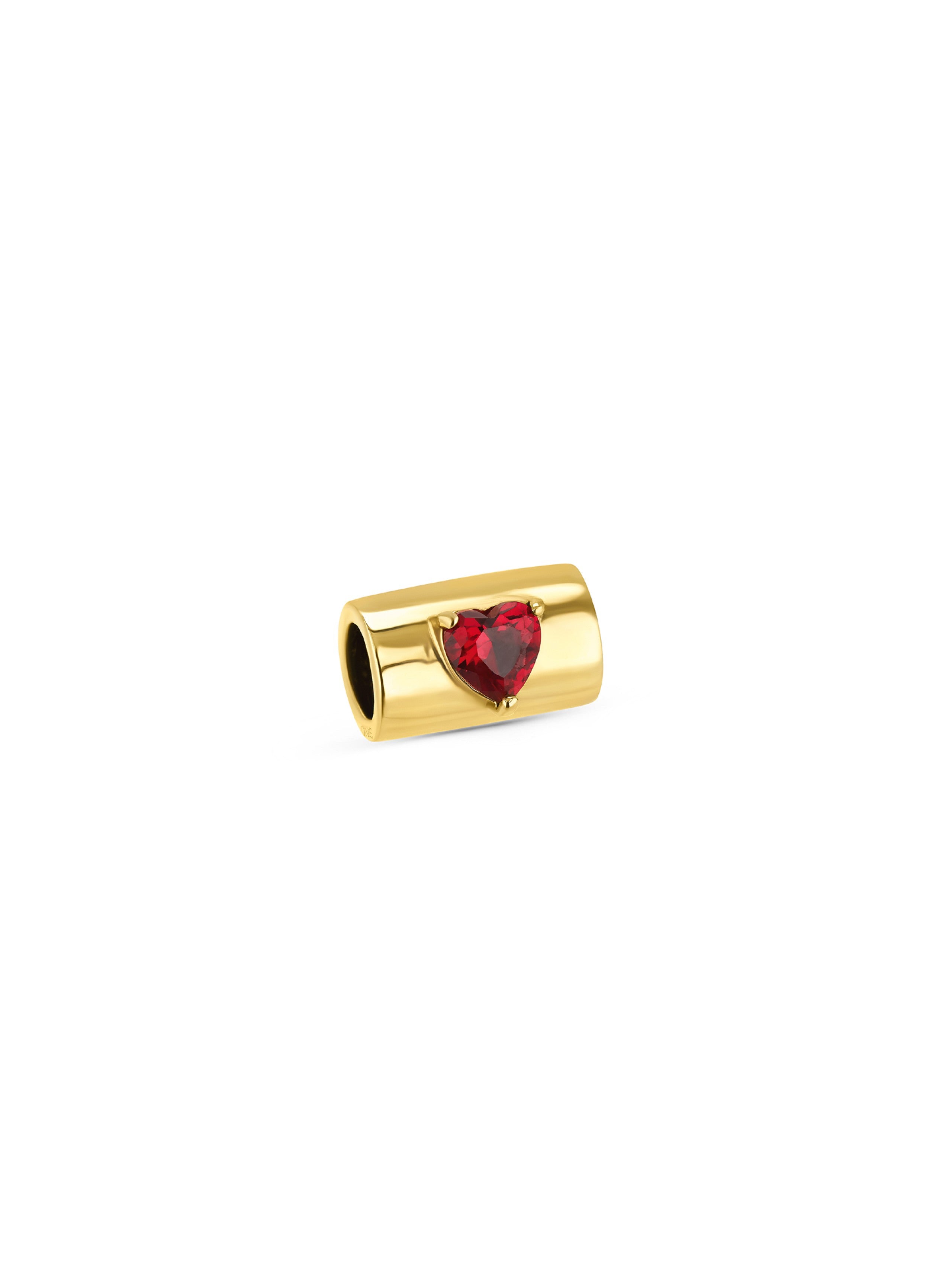 Ana Joalheiros - Peças One - Charm One Energy for Life Bright Love Red OJCS21G Coração