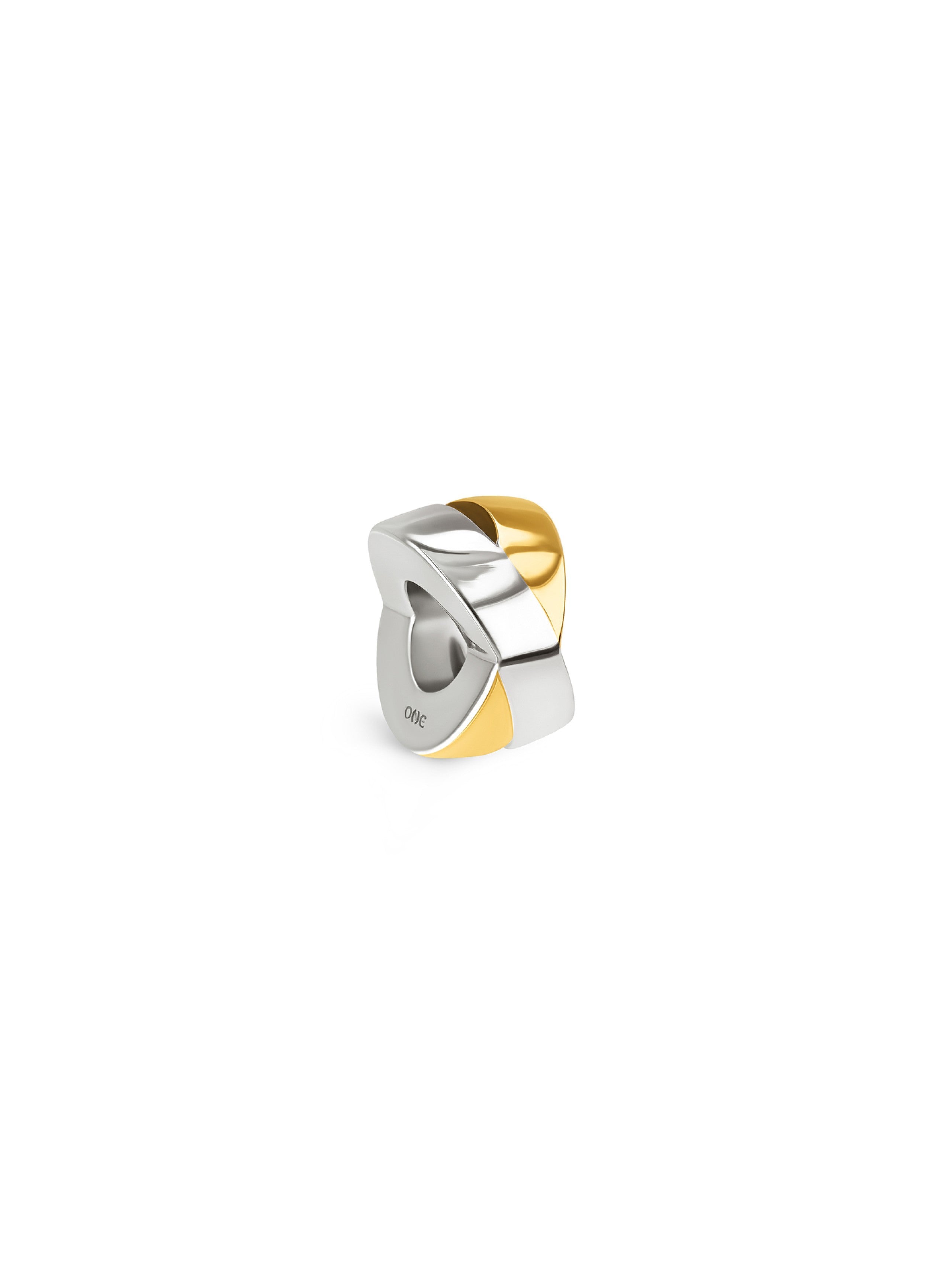 Ana Joalheiros - Peças One - Charm One Energy for Life Embrace Bicolor OJCS20SG